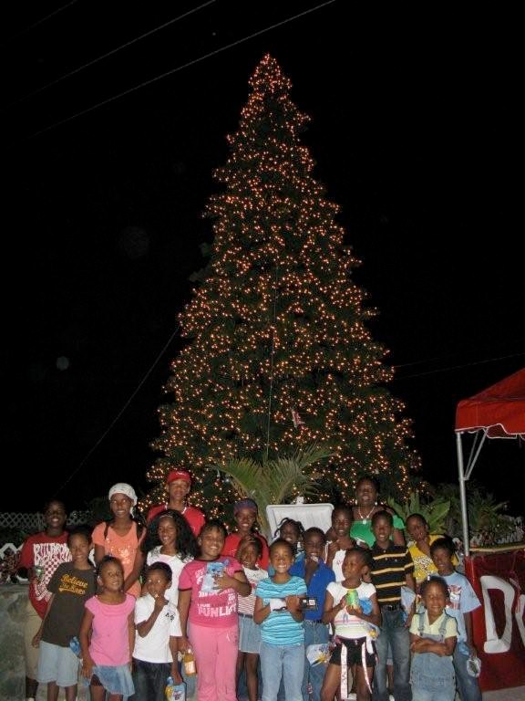 The annual Christmas Tree Lighting on Anegada